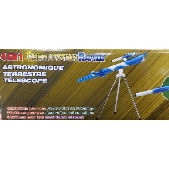 Télescope 4-en-1 à Commutation Rapide